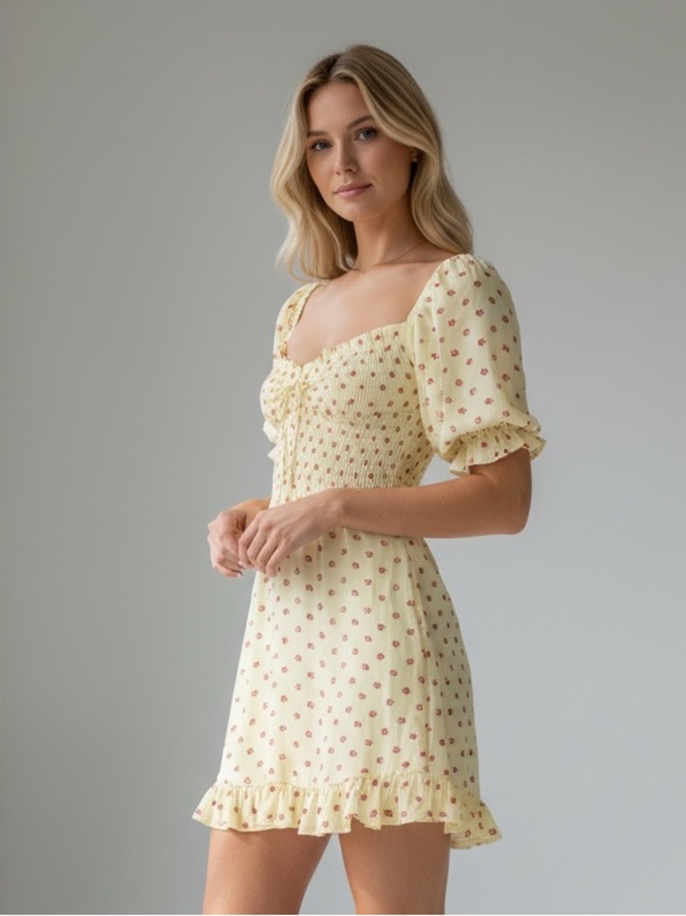 💐 Faithfull the Brand Santa Maria Floral Print Dress